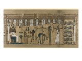 Papyrus funéraire de Nesmin : le défunt est introduit auprès d'Osiris