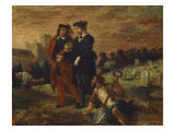 Hamlet et Horatio au cimetière (Shakespeare  Hamlet  Acte V)