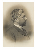 Gustave Eiffel  buste de profil tourné vers la gauche