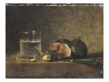 Verre d'eau et figues