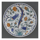 Plat aux oeillets et tulipes