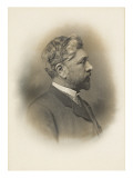 Gustave Eiffel  buste de profil tourné vers la gauche