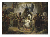 François Ier armé chevalier par Bayard