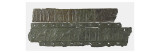 Fragments de plaques de revêtement de porte