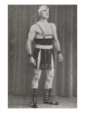 Fred Cram L'homme canon (Poids et haltères) Cirque Fanni (Foire aux pains d'épices) (Avril 1945)
