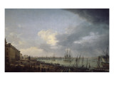 Première vue du port de Bordeaux  prise du côté des salinières