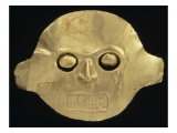 Masque funéraire représentant un visage de défunt