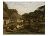 Cour de ferme en Normandie