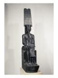 Groupe du dieu Amon protégeant Toutankhamon