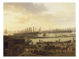 Première vue de Toulon  vue du pont-neuf prise à l'angle du parc d'artillerie