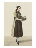 Jeune fille du Canton de Thurgovie  en Suisse