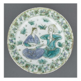 Plat au décor d'amoureux