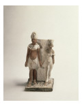 Groupe d'Amenophis IV-Akhenaton et Nefertiti