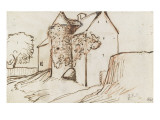 Maison auvergnate flanqud'une tour