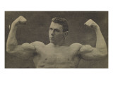 Georges Hackenschmidt (Russe) essayant ses forces (Lutteur russe)