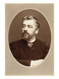 Gustave Eiffel  buste dans un ovale  bras droit sur la poitrine