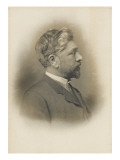 Gustave Eiffel  buste de profil tourné vers la gauche