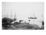 Bateau et rochers