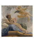 L'Asie (plafond de la Salle du Conseil  château de Vincennes)