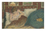 Au lit  dit aussi La femme au chat