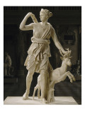 Artémis de Versailles  Diane chasseresse accompagnée d'une biche