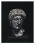 Tête en bronze de l'empereur Néron (54-68)  provient d'une grande statue