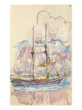 Carnet : Bateau à deux mâts