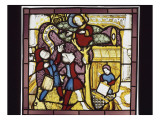 Histoire de Saint Lié  vitrail provenant de l'Hôtel-Dieu de Provins