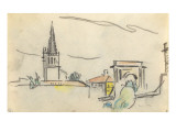 Carnet : Vue de Tarascon