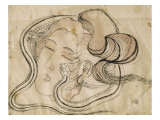 Tête de femme au serpent