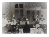 Banquet avec le groupe folklorique de Lagny  "La Brie"
