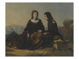 Bonaparte en converation avec Mademoiselle Du Colombier