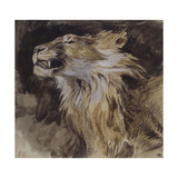 T de lion rugissant