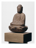 Buddha assis sur un lotus