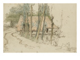 Environs de Vichy  moulin et sa retenue d'eau (1866-1868)
