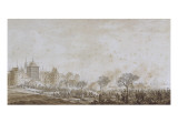 Combat à l'entrée de la ville de Lubeck  le 7 novembre 1806