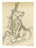 Carton 42 Etude de licorne pour les Chimères ()