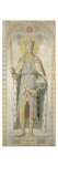 Carton pour les Vitraux de la chapelle Saint Ferdinand : Saint Ferdinand roi de castille et de Léon