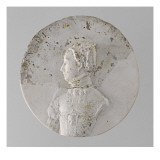 Moulage d'une médaille de Marie Stuart