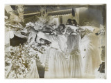 Cavalcade Femmes en costume traditionnel savoyard de la vallée de la Tarentaise