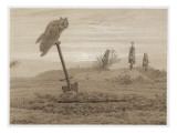 Cimetière sous la lune