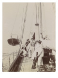 Personnages à bord du bateau la "Julie"