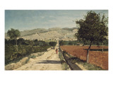 Landscape of Provence View of Saint-Saturnin-Les-Apt