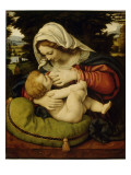 La Vierge au coussin vert