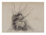 Petit monstre au pied d'un arbre