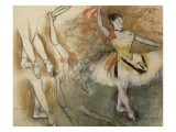Feuille d'étude : danseuse au tambourin ou Danseuse espagnole
