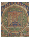Mandala de Vairocana  sous son aspect Sarvavid