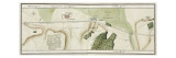 Plan de la route de Paris à Huningue par Troyes et Belfort