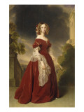 Louise-Marie-Thérèse-Charlotte-Isabelle d'Orléans  reine des Belges (1812-1850)  en 1841
