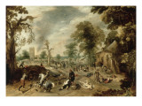 Pillage d'un village